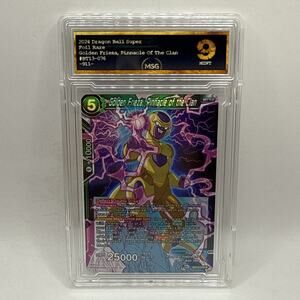 Golden Frieza Alt Art Promo Card Mythic Booster Super DBS DBZ Heroes Graded 9